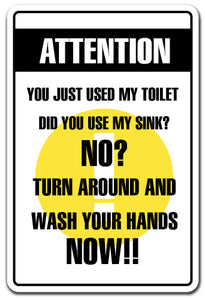 Wash Your Hands Vinyl Decal Sticker