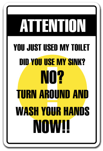 Wash Your Hands Vinyl Decal Sticker