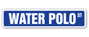 Water Polo Street Vinyl Decal Sticker