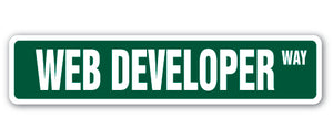 Web Developer Street Vinyl Decal Sticker