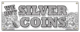 We Buy Silver Coins Banner
