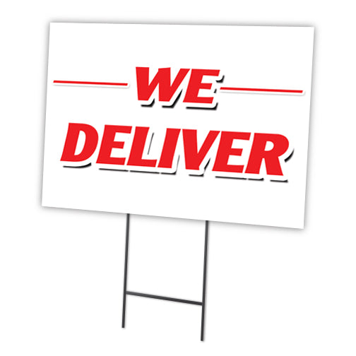 WE DELIVER