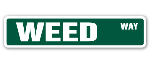 WEED Street Sign
