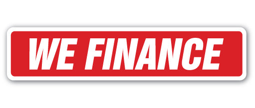 We Finance Vinyl Decal Sticker