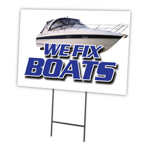 WE FIX BOATS