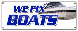 We Fix Boats Banner