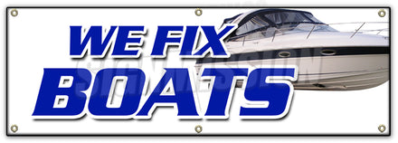 We Fix Boats Banner