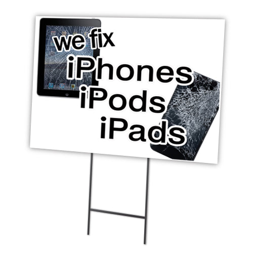 WE FIX IPHONES IPODS IPADS