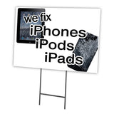 WE FIX IPHONES IPODS IPADS