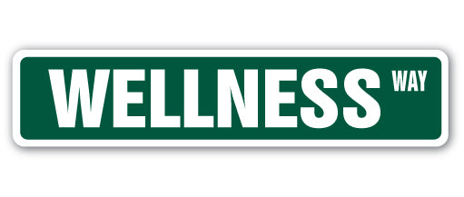 Wellness Street Vinyl Decal Sticker