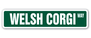 Welsh Corgi Street Vinyl Decal Sticker