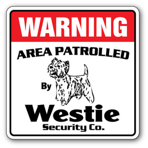 Westie Street Vinyl Decal Sticker