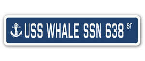 USS Whale Ssn 638 Street Vinyl Decal Sticker