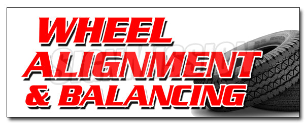 Wheel Alignment & Balanc Decal