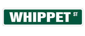 WHIPPET Street Sign