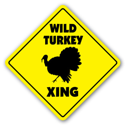 Wild Turkey Street Vinyl Decal Sticker