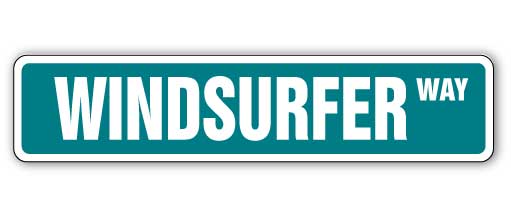 Windsurfer Street Vinyl Decal Sticker