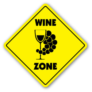 Wine Zone Vinyl Decal Sticker