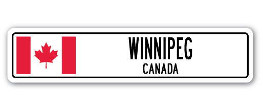 WINNIPEG, CANADA Street Sign