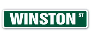 Winston Street Vinyl Decal Sticker