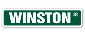 WINSTON Street Sign