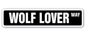 Wolf Lover Street Vinyl Decal Sticker
