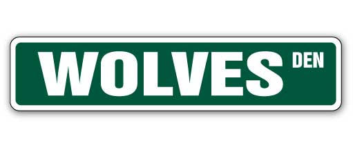 Wolves Street Vinyl Decal Sticker