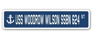 USS Woodrow Wilson Ssbn 624 Street Vinyl Decal Sticker