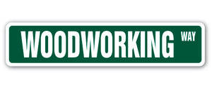 Woodworking Street Vinyl Decal Sticker