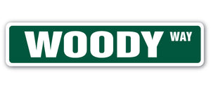 Woody Street Vinyl Decal Sticker