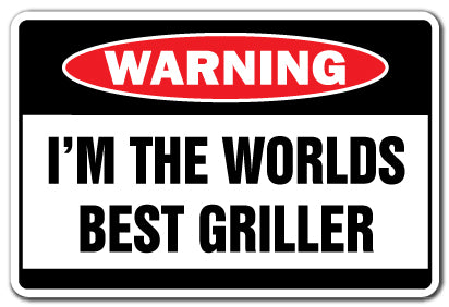 Worlds Best Griller Vinyl Decal Sticker