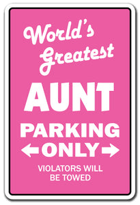 World's Greatest Aunt Vinyl Decal Sticker