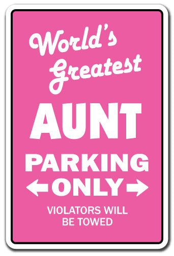 World's Greatest Aunt Vinyl Decal Sticker