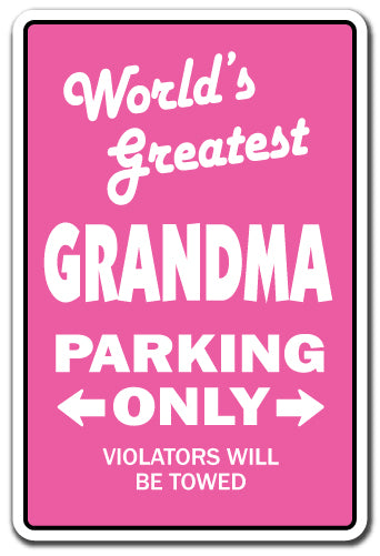 World's Greatest Grandma Vinyl Decal Sticker