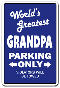 World's Greatest Grandpa Vinyl Decal Sticker