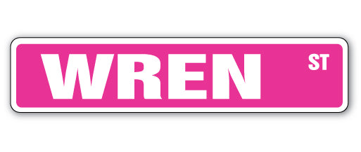 WREN Street Sign
