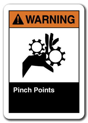 Warning Sign - Pinch Points
