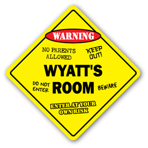 Wyatt's Room Vinyl Decal Sticker