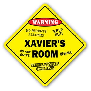 Xavier's Room Vinyl Decal Sticker