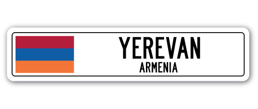 YEREVAN, ARMENIA Street Sign