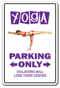 YOGA Novelty Sign