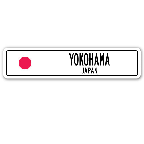 Yokohama, Japan Street Vinyl Decal Sticker