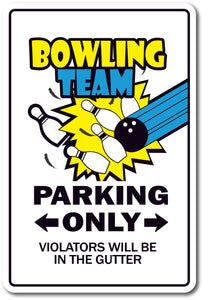 Bowling Team Sign