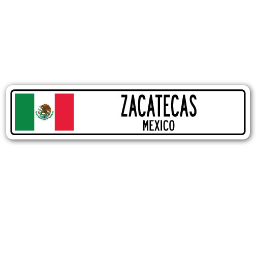 Zacatecas, Mexico Street Vinyl Decal Sticker