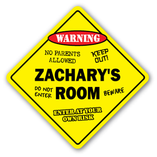 Zachary's Room Vinyl Decal Sticker
