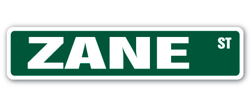 ZANE Street Sign