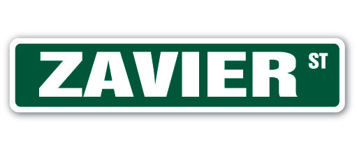 ZAVIER Street Sign