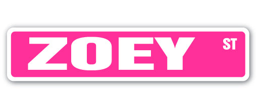 Zoey Street Vinyl Decal Sticker